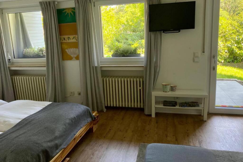 Bergische Oase - Ferienwohnung Oskar Overath Dış mekan fotoğraf